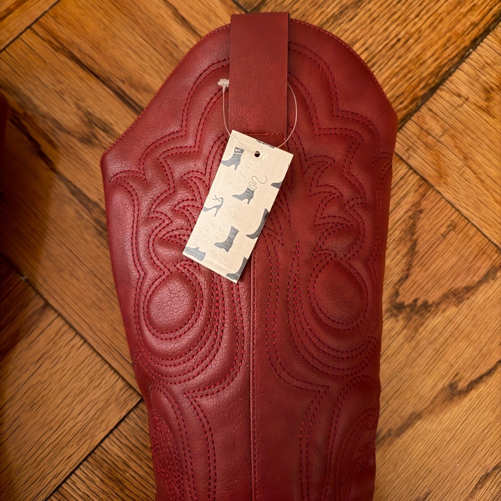 Cowgirl Embroidered Western Boots - image 4